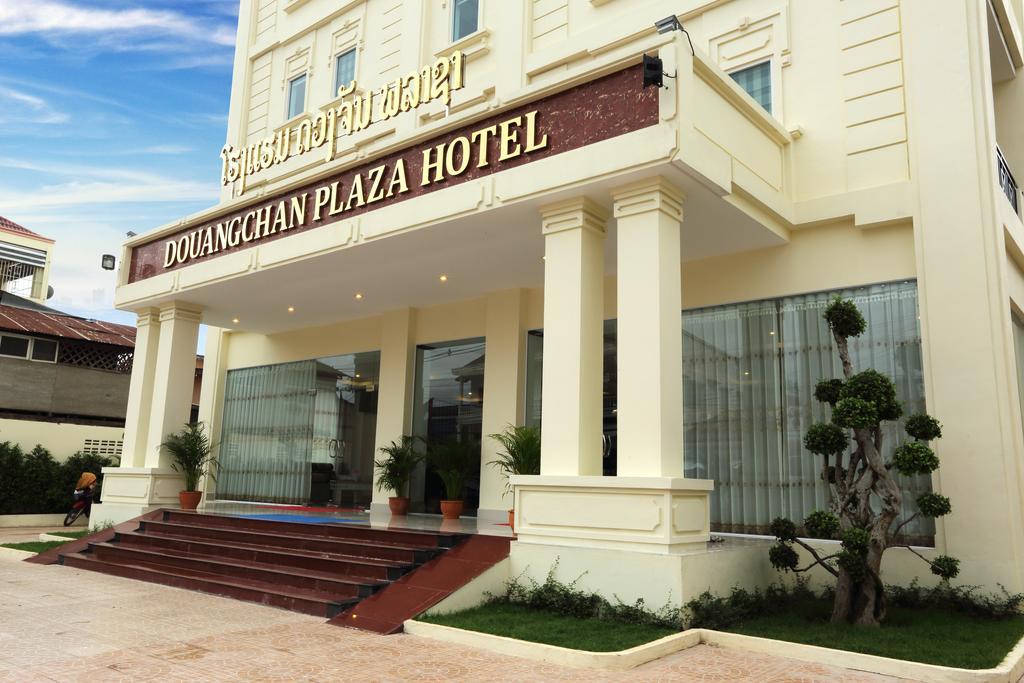 Douangchan Plaza Hotel Vientiane Exterior foto